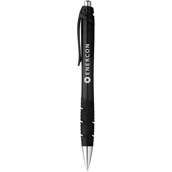 Black - Translucent Rubber Grip Custom Pens