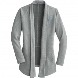 Medium Heather Grey / Charcoal Heather Port Authority Custom Sweater - Wome