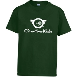 Forest green Gildan Ultra Cotton Custom Youth T-Shirt - Colors