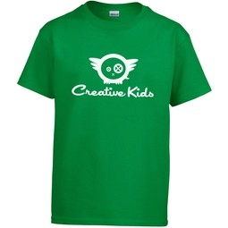 Irish green Gildan Ultra Cotton Custom Youth T-Shirt - Colors