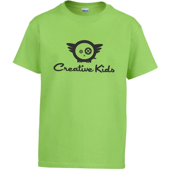 Lime green Gildan Ultra Cotton Custom Youth T-Shirt - Colors