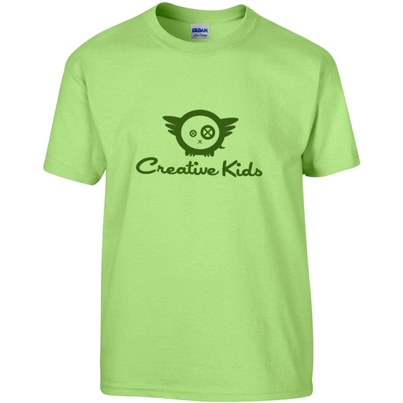 Mint green Gildan Ultra Cotton Custom Youth T-Shirt - Colors