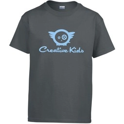 Charcoal Gildan Ultra Cotton Custom Youth T-Shirt - Colors
