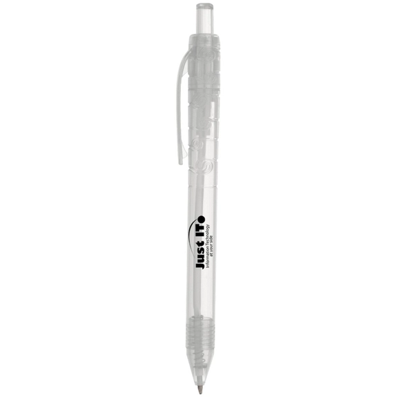 Translucent Clear Oasis Bottle-Inspired RPET Promotional Pens