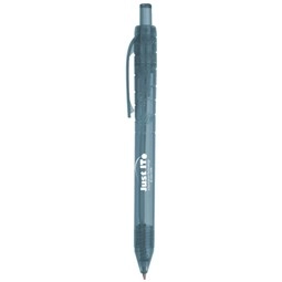 Translucent Blue Oasis Bottle-Inspired RPET Promotional Pens