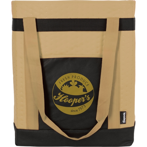 Tan Koozie&#174; Triple-Carry Insulated Custom Hot Cold Bag