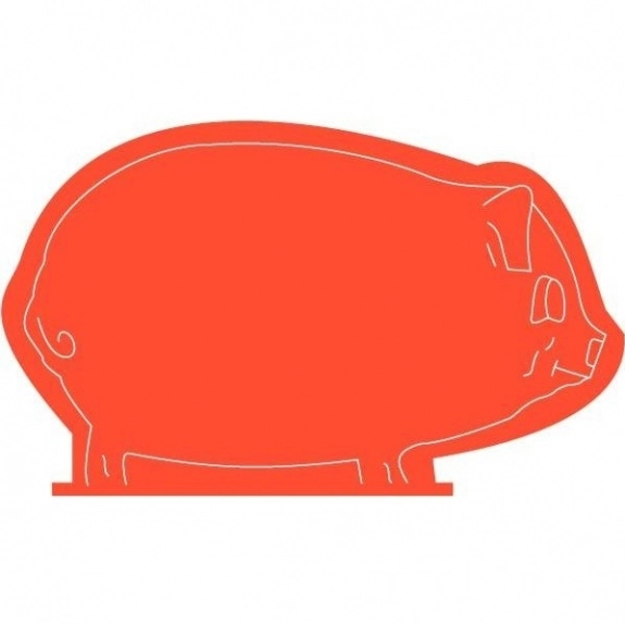Orange Press n' Stick Custom Calendar - Pig