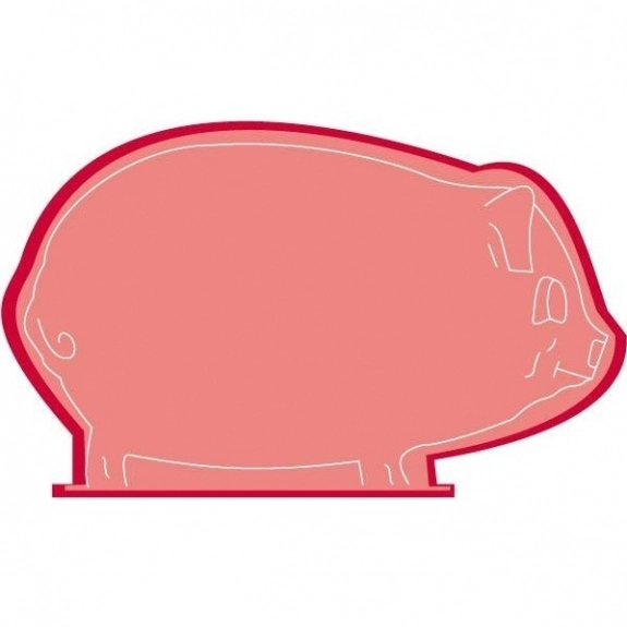 Translucent Red Press n' Stick Custom Calendar - Pig