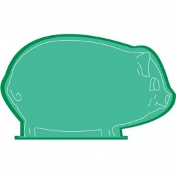 Translucent Emerald Press n' Stick Custom Calendar - Pig
