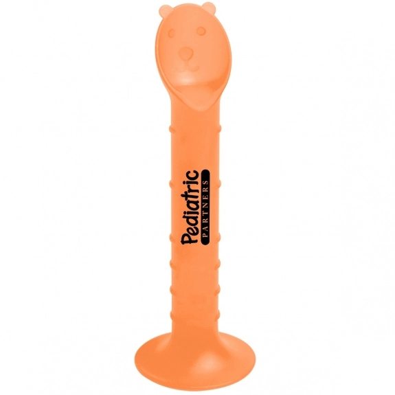 Translucent Orange Children's Promotional Medicine Spoon