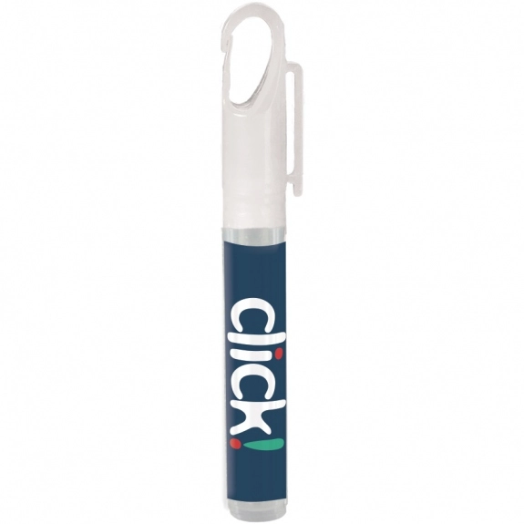 Clear Full Color Pen Sprayer Promotional Hand Sanitizer 0.33 oz