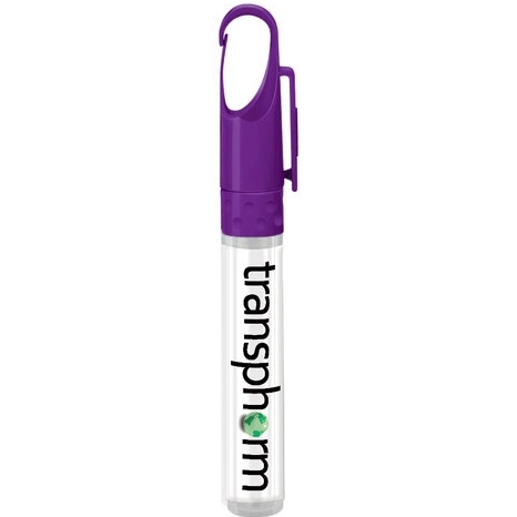 purple Full Color Pen Sprayer Promotional Hand Sanitizer 0.33 oz