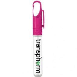 Pink Full Color Pen Sprayer Promotional Hand Sanitizer 0.33 oz