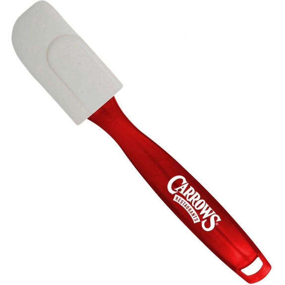 Trans. Red Small Promotional Silicone Spatula 