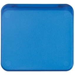 Blue Dual Magnification Compact Folding Promotional Mirror