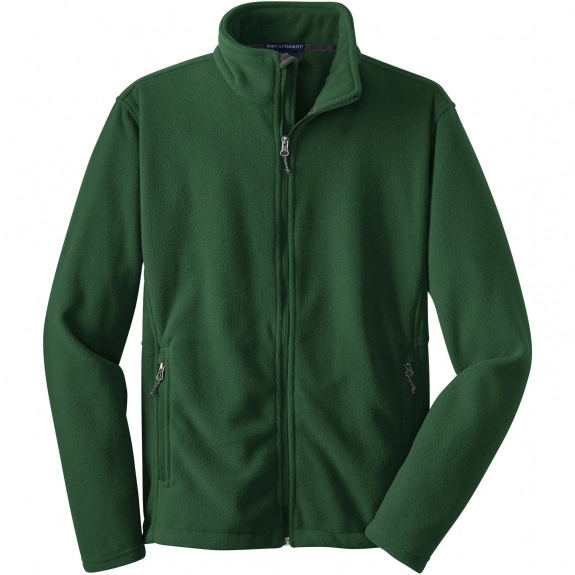Forest Green Port Authority Value Fleece Custom Jacket - Men's