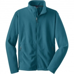 Teal Blue Port Authority Value Fleece Custom Jacket - Men's