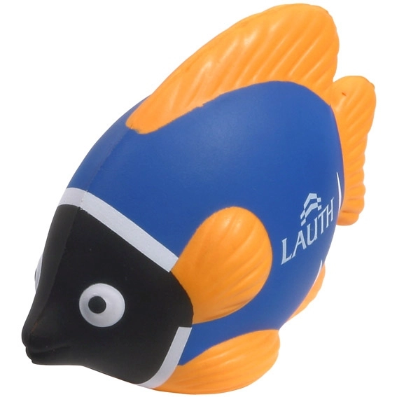Blue/Orange Tropical Fish Custom Stress Balls