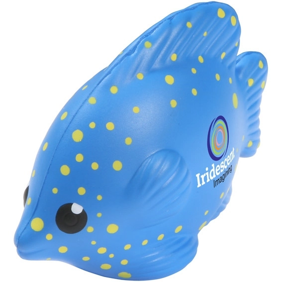 Blue/Yellow Tropical Fish Custom Stress Balls