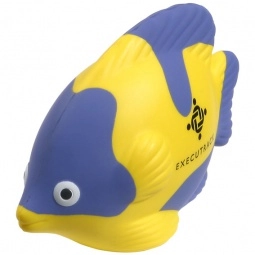 Yellow/Purple Tropical Fish Custom Stress Balls
