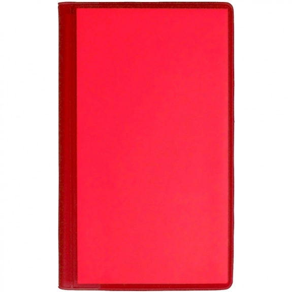 Translucent Red Junior Tally Book Promotional Jotter