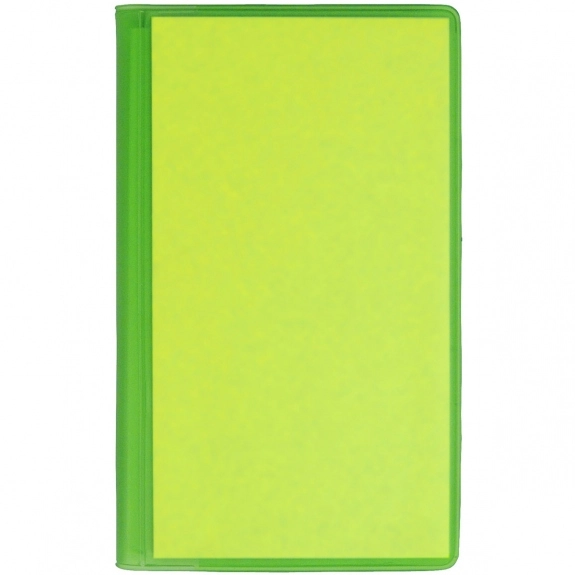 Lime Green Junior Tally Book Promotional Jotter