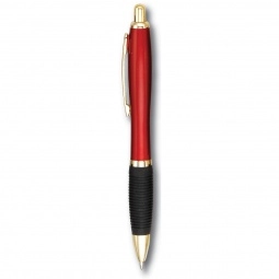 Red Hourglass Custom Pens w/ Gold Accents