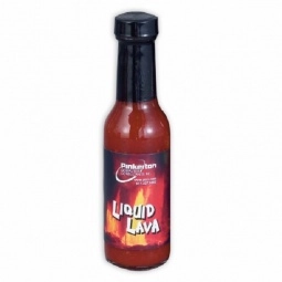 Clear Full Color Gourmet Liquid Lava Custom Hot Sauce - 5 oz.