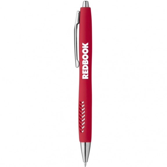 Red - Soft Touch Ergonomic Custom Pen