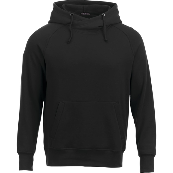 Black Elevate Fleece Pullover Custom Hoodies - Men's