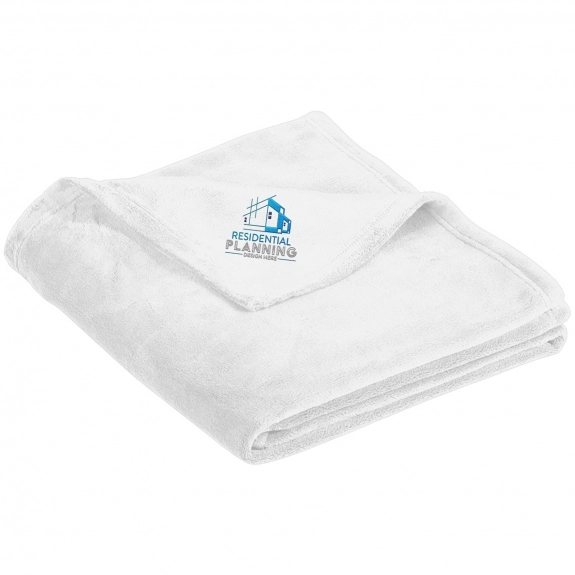 Marshmallow Port Authority Promotional Ultra Plush Blanket