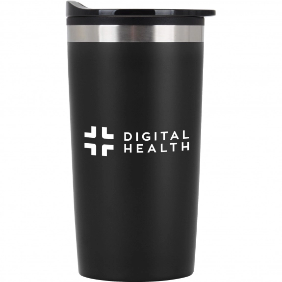 Antimicrobial Stainless Steel Custom Tumbler w/ Plastic Liner - 20 oz.
