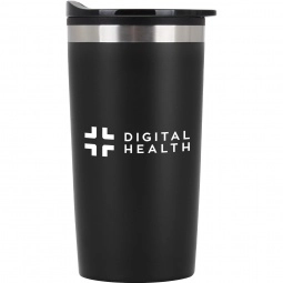 Black - Antimicrobial Stainless Steel Tumbler w/ Plastic Liner - 20 oz.
