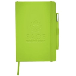 Lime Green Nova Bound Custom JournalBook w/ Ballpoint Pen
