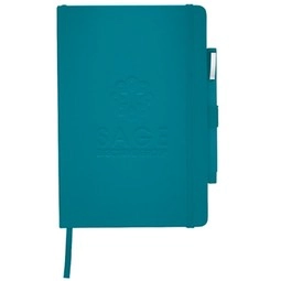 Turquoise Nova Bound Custom JournalBook w/ Ballpoint Pen