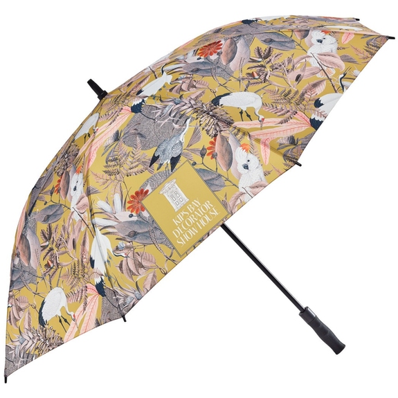 White - Sublimated Full Color Branded Golf Umbrella - 62"