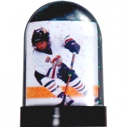 Magnetic Logo Snow Globe Picture Frame - 2.75" x 4"