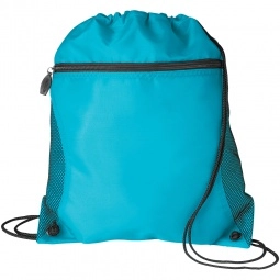 Neon Blue Logo Sport Pack Tote Bag w/ Mesh Pocket