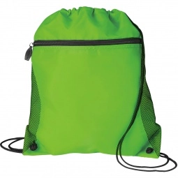 Neon Green Logo Sport Pack Tote Bag w/ Mesh Pocket