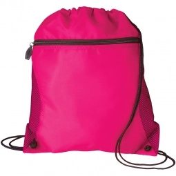 Neon Pink Logo Sport Pack Tote Bag w/ Mesh Pocket