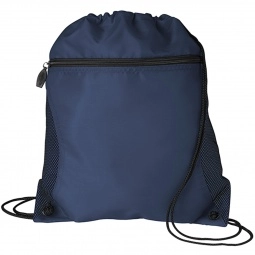 Navy Blue Logo Sport Pack Tote Bag w/ Mesh Pocket