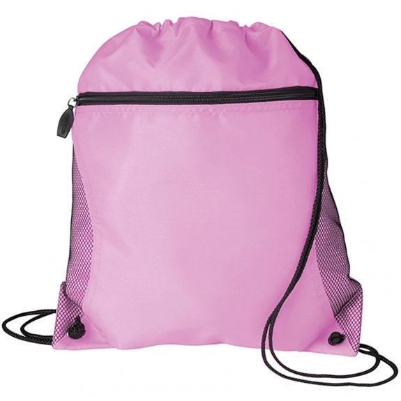 Pink Logo Sport Pack Tote Bag w/ Mesh Pocket