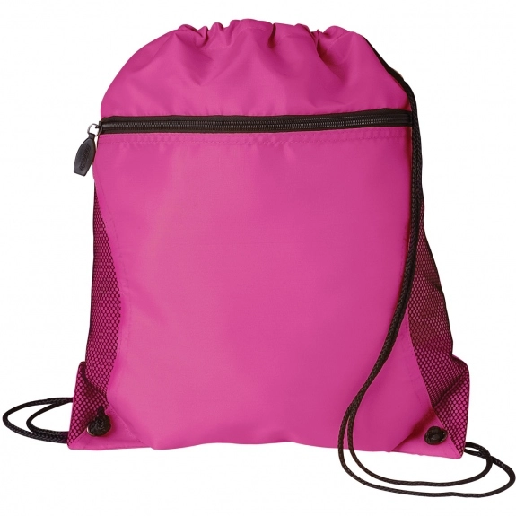Raspberry Logo Sport Pack Tote Bag w/ Mesh Pocket