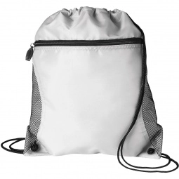 White Logo Sport Pack Tote Bag w/ Mesh Pocket
