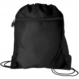 Black Logo Sport Pack Tote Bag w/ Mesh Pocket