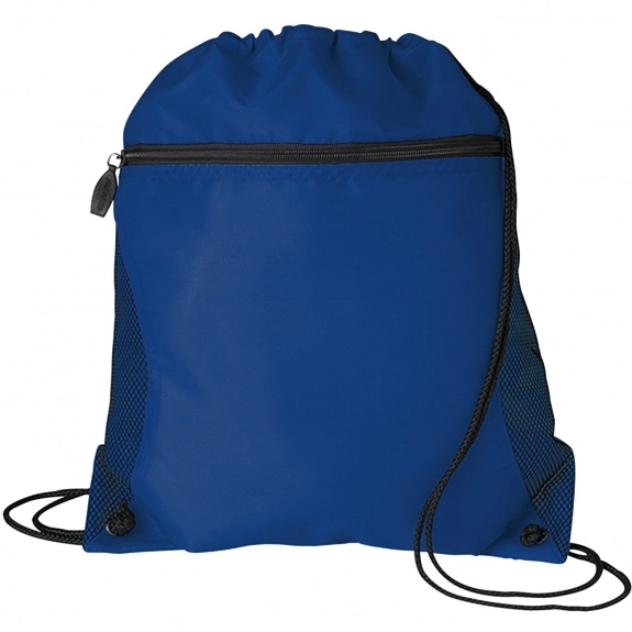 Blue Logo Sport Pack Tote Bag w/ Mesh Pocket