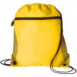 Bright Yellow Logo Sport Pack Tote Bag w/ Mesh Pocket