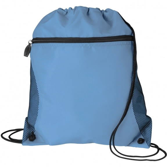 Light Blue Logo Sport Pack Tote Bag w/ Mesh Pocket