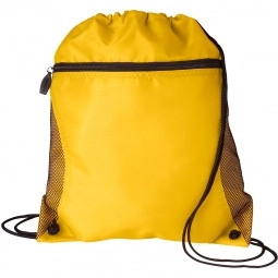 Gold Logo Sport Pack Tote Bag w/ Mesh Pocket