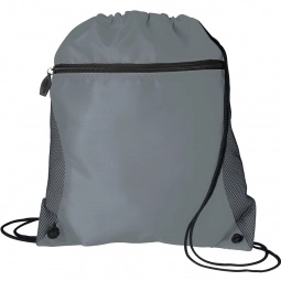 Gray Logo Sport Pack Tote Bag w/ Mesh Pocket